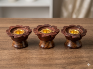 Premium Wooden Incense Holder Set Of Three For Daily Use - Image 5