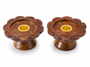 Premium Wooden Incense Holder Set For Dhoop Agarbatti Use - Image 6