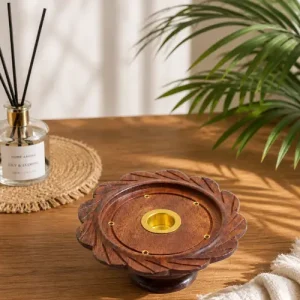 Premium Wooden Incense Holder For Dhoop Agarbatti Daily Use